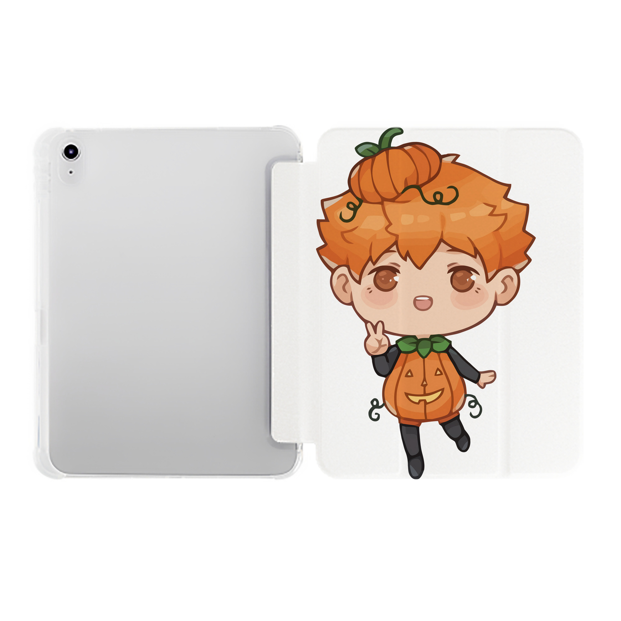（画像用） ハイキュー!! Haikyu!! IPad ケース ペン収納付き 三つ折りスタンド PUレザー×シリコン 対応機種9.5/10.5/10.9インチ